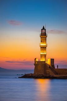 brown lighthouse during golden hour by Frederik Holmgren courtesy of Unsplash.